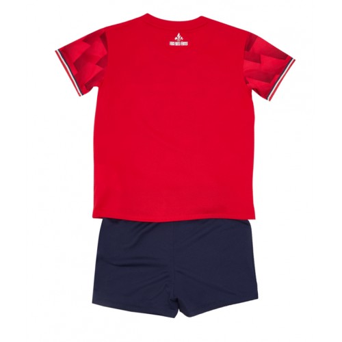 Lille OSC Replik Heimtrikot Kinder 2025-26 Kurzarm (+ Kurze Hosen)